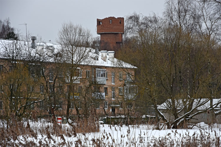 Снос водонапорной башни в Опалихе
