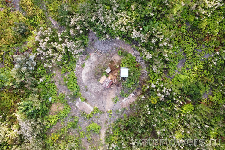 Место, где стояла водонапорная башня Опалихи